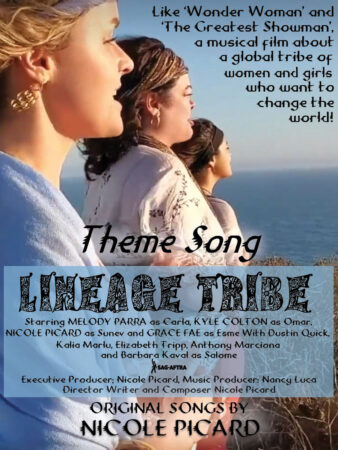 Poster of three women looking out to the ocean