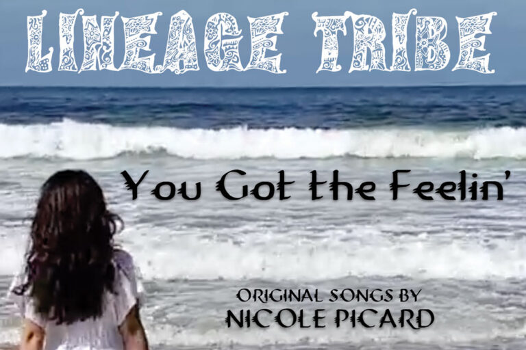 You got the feelin’ Woman standing in front the ocean as the wave are coming to shore